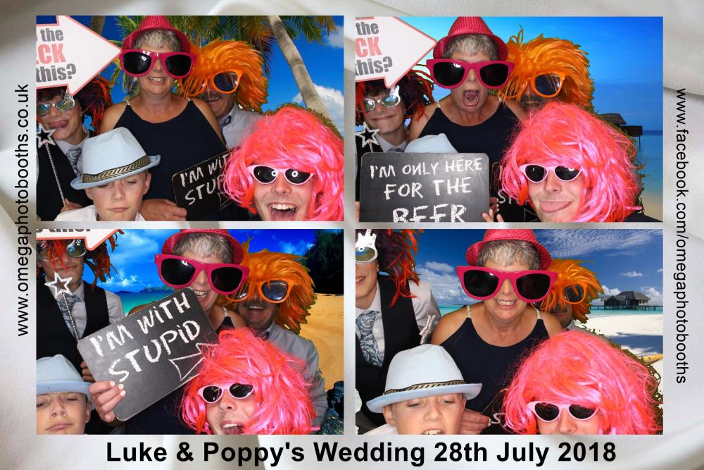 Luke & Poppy's Wedding | View more photos from the event at gallery.omegaphotobooths.co.uk/u/Omega-Photobooths/Luke-Poppys-Wedding